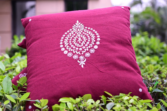 Chikankari Cushion cover