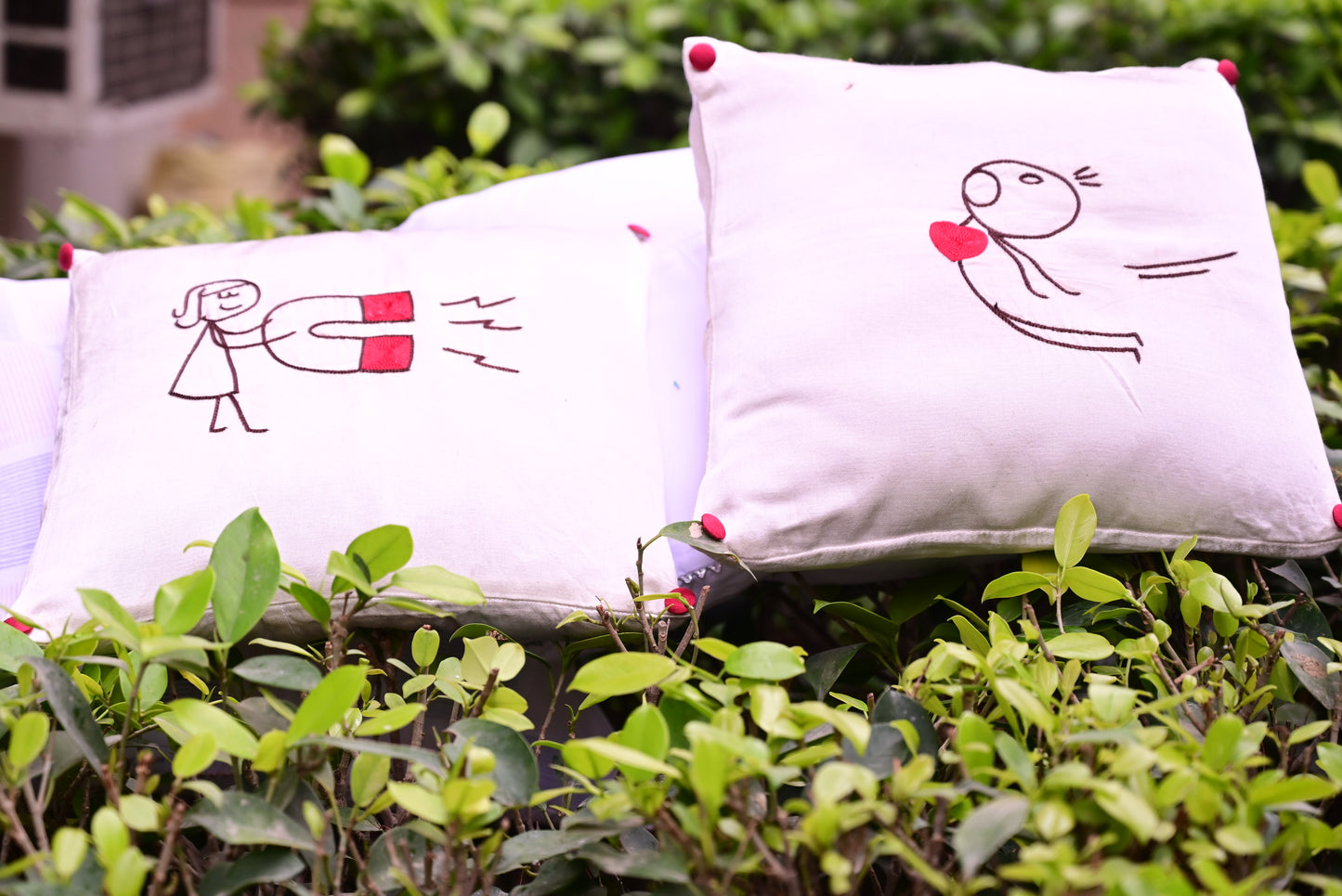 Chikankari Cushion Covers
