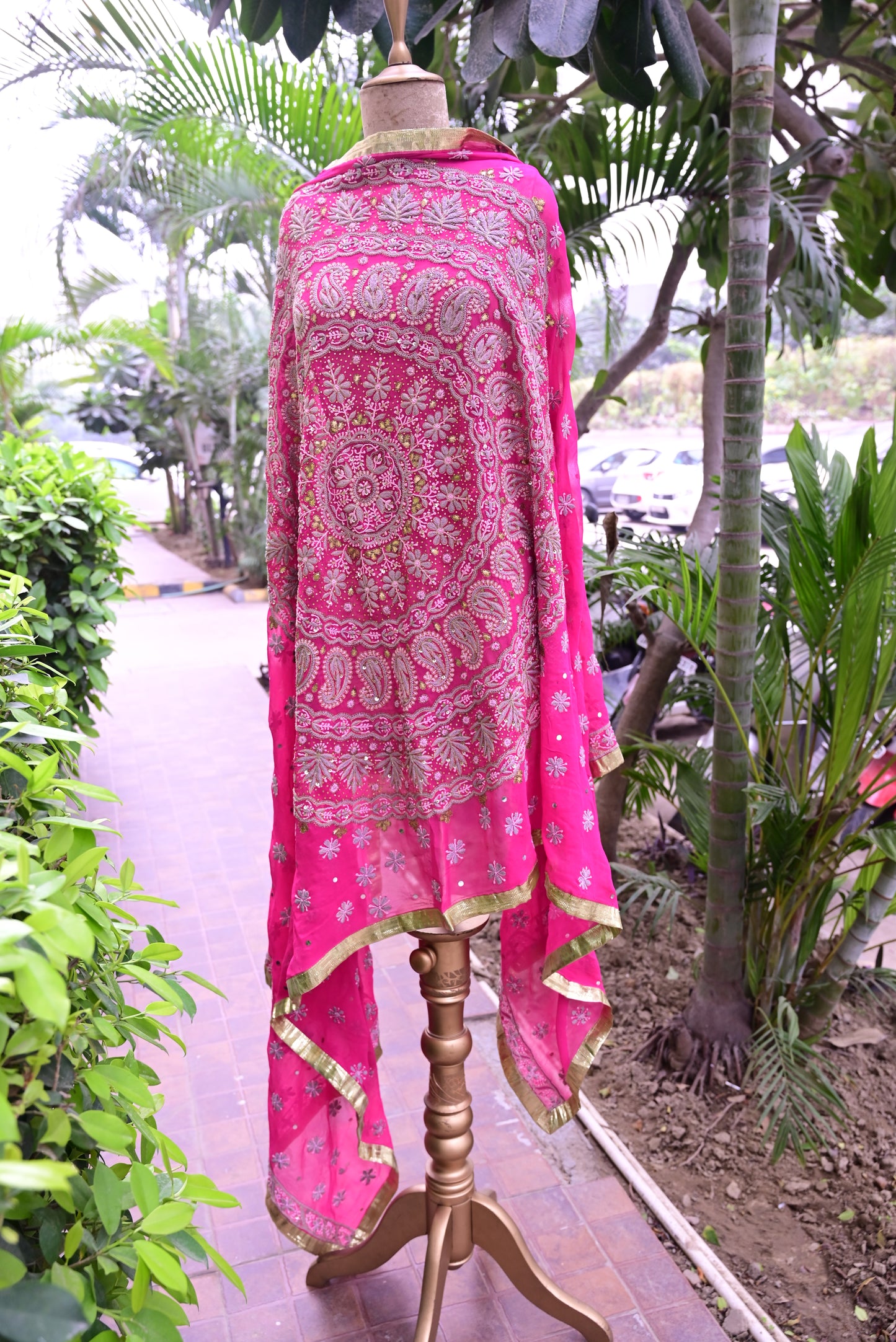 Chikankari Dupatta