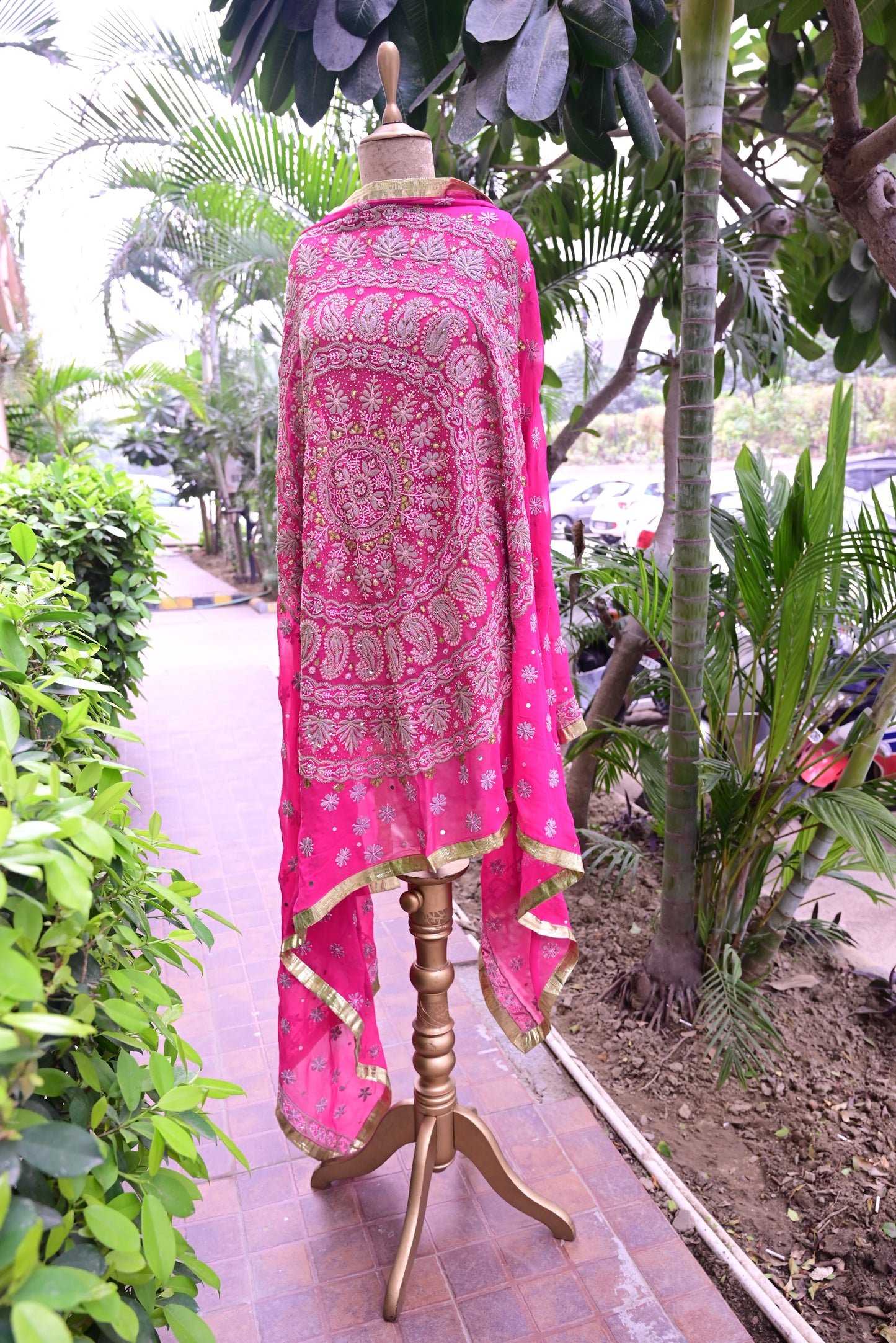 Chikankari Dupatta