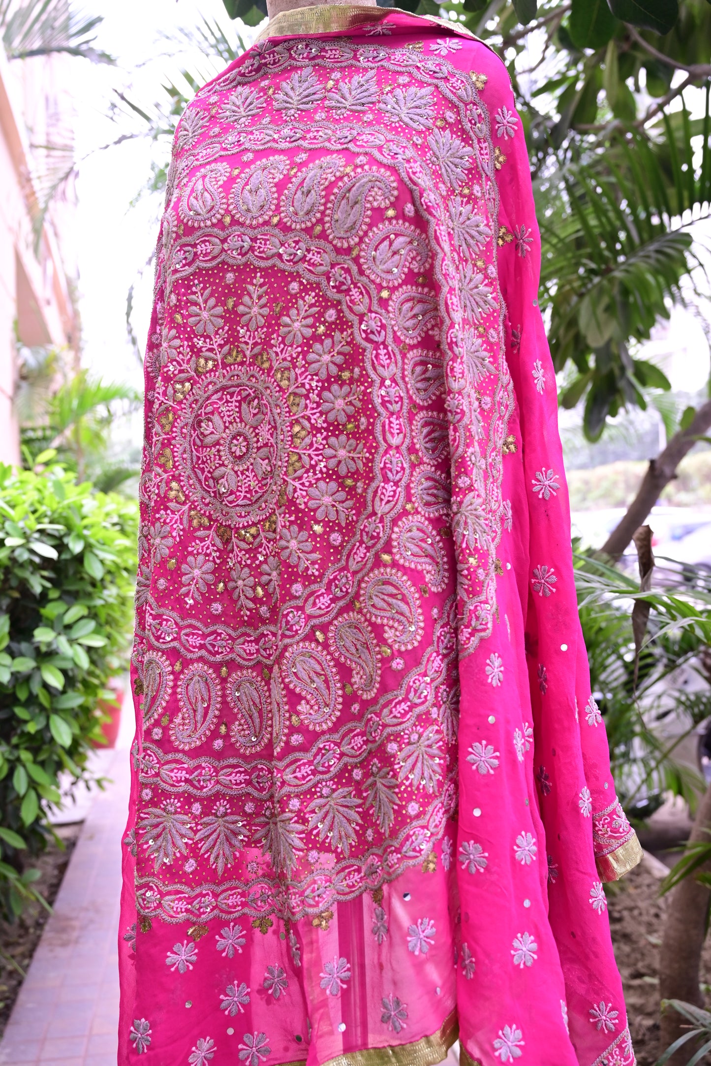 Chikankari Dupatta
