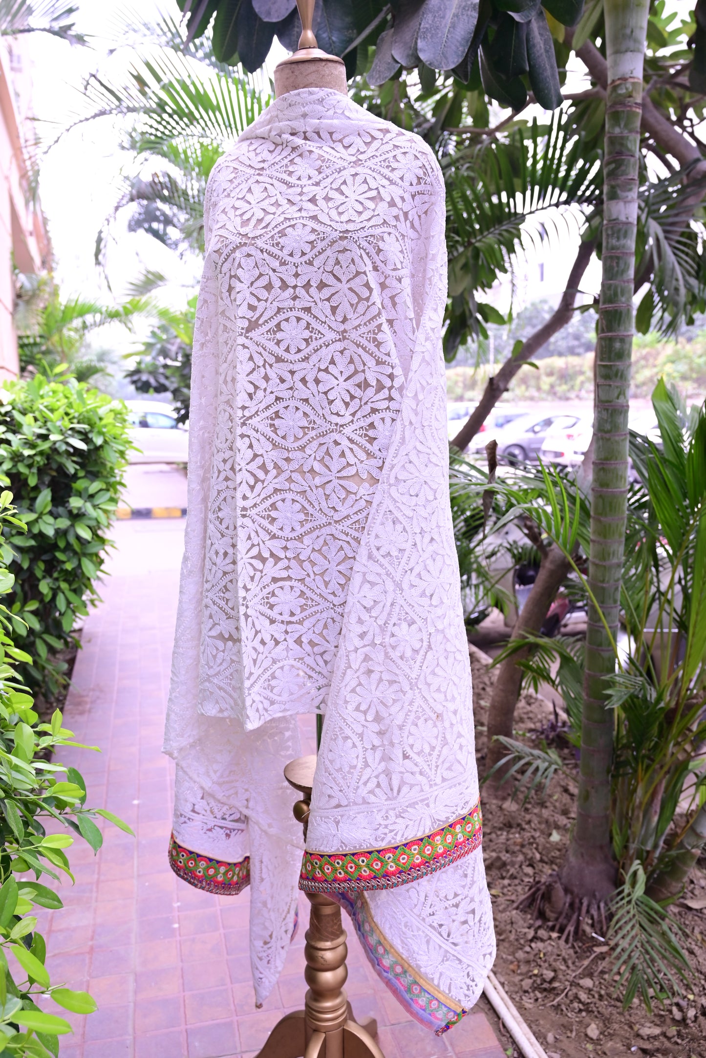 Chikankari Dupatta