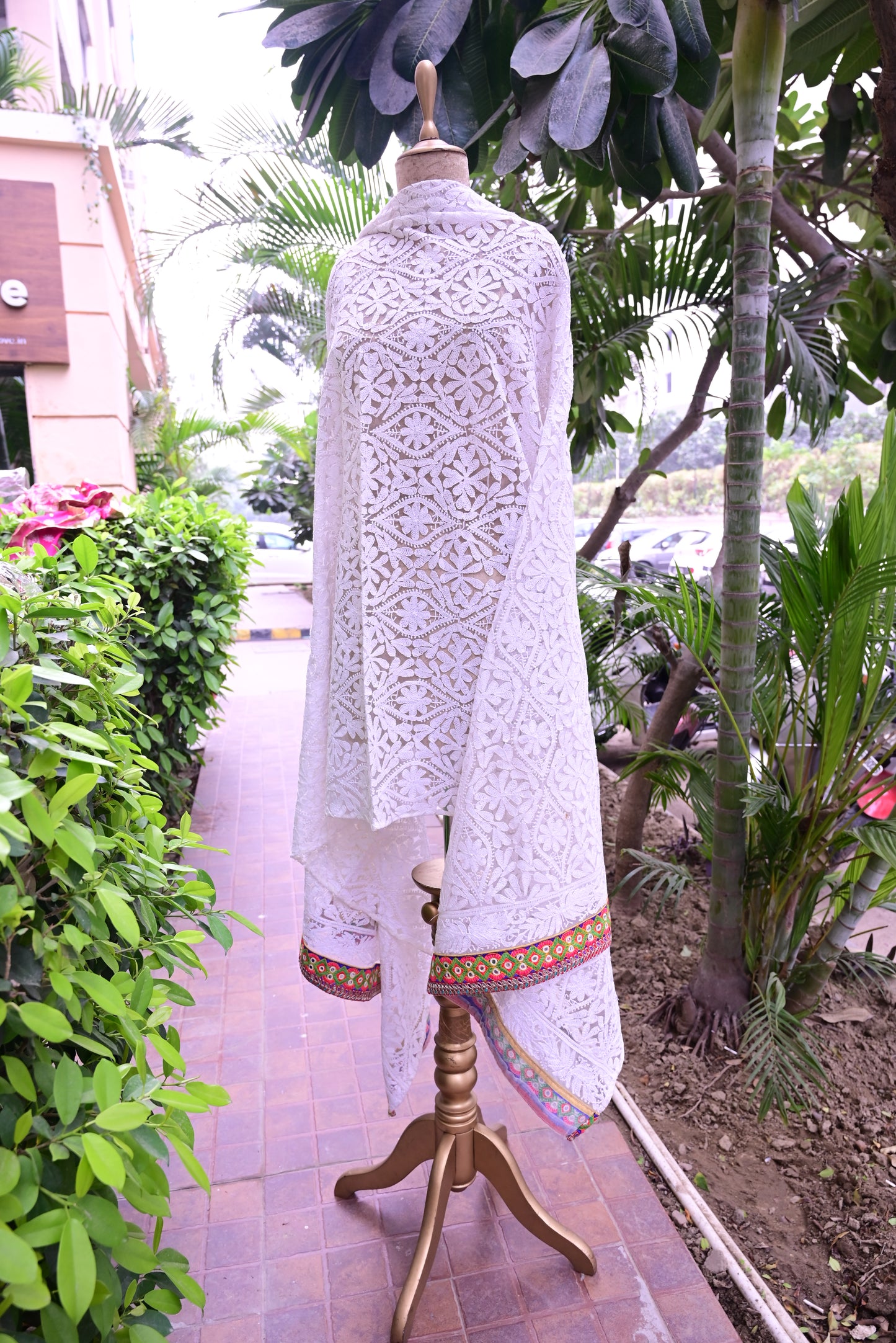 Chikankari Dupatta