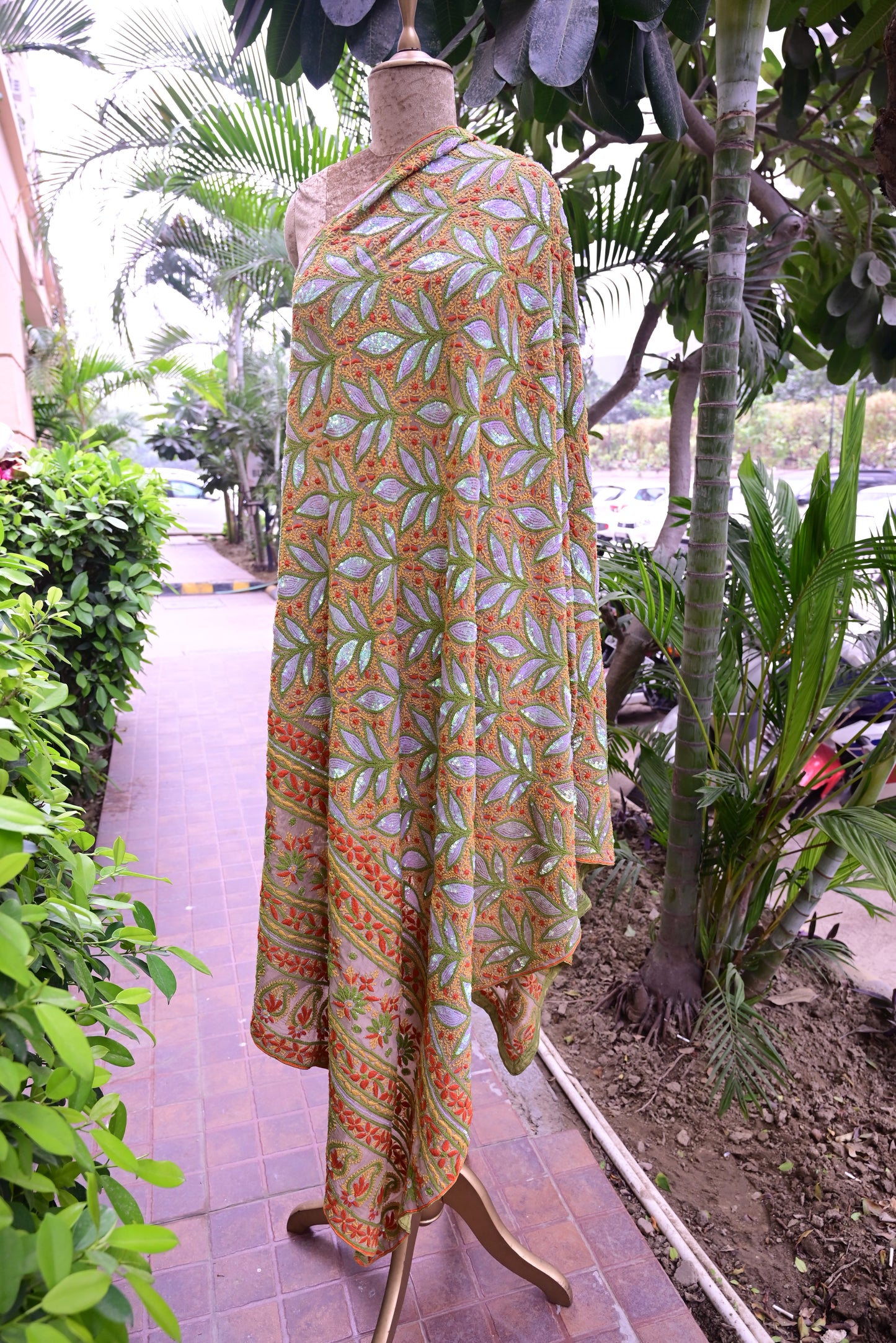 Chikankari Dupatta