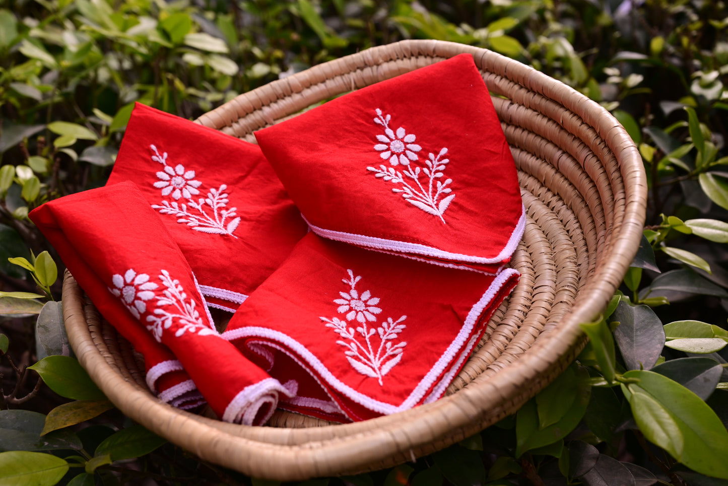 Chikankari Dining Napkins