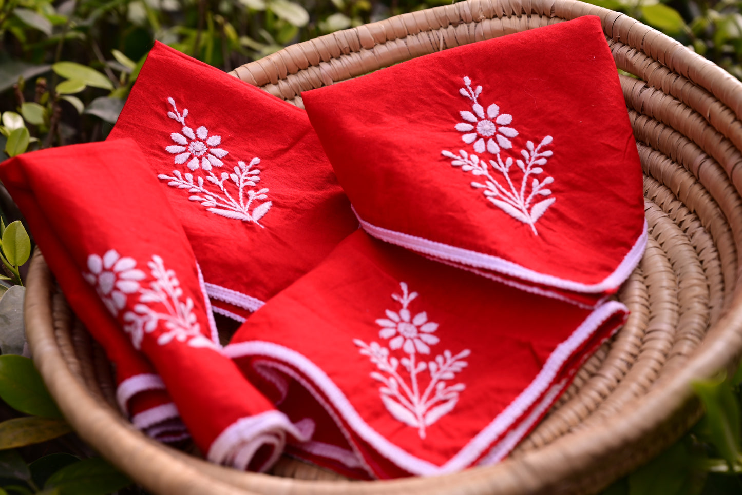 Chikankari Dining Napkins