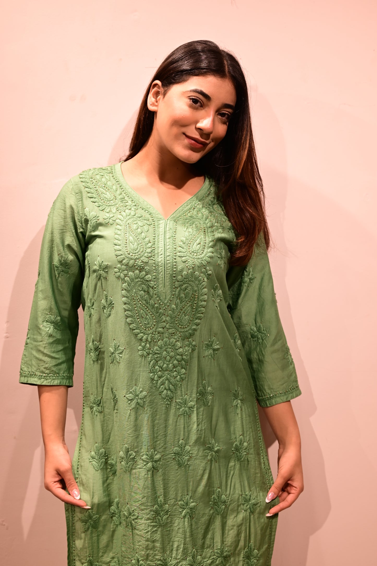 Chikankari Top